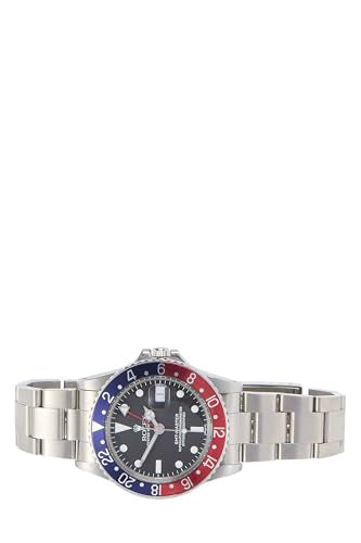 Rolex, Pre-Loved Black Stainless Steel GMT-Master 1675 40mm, Black
