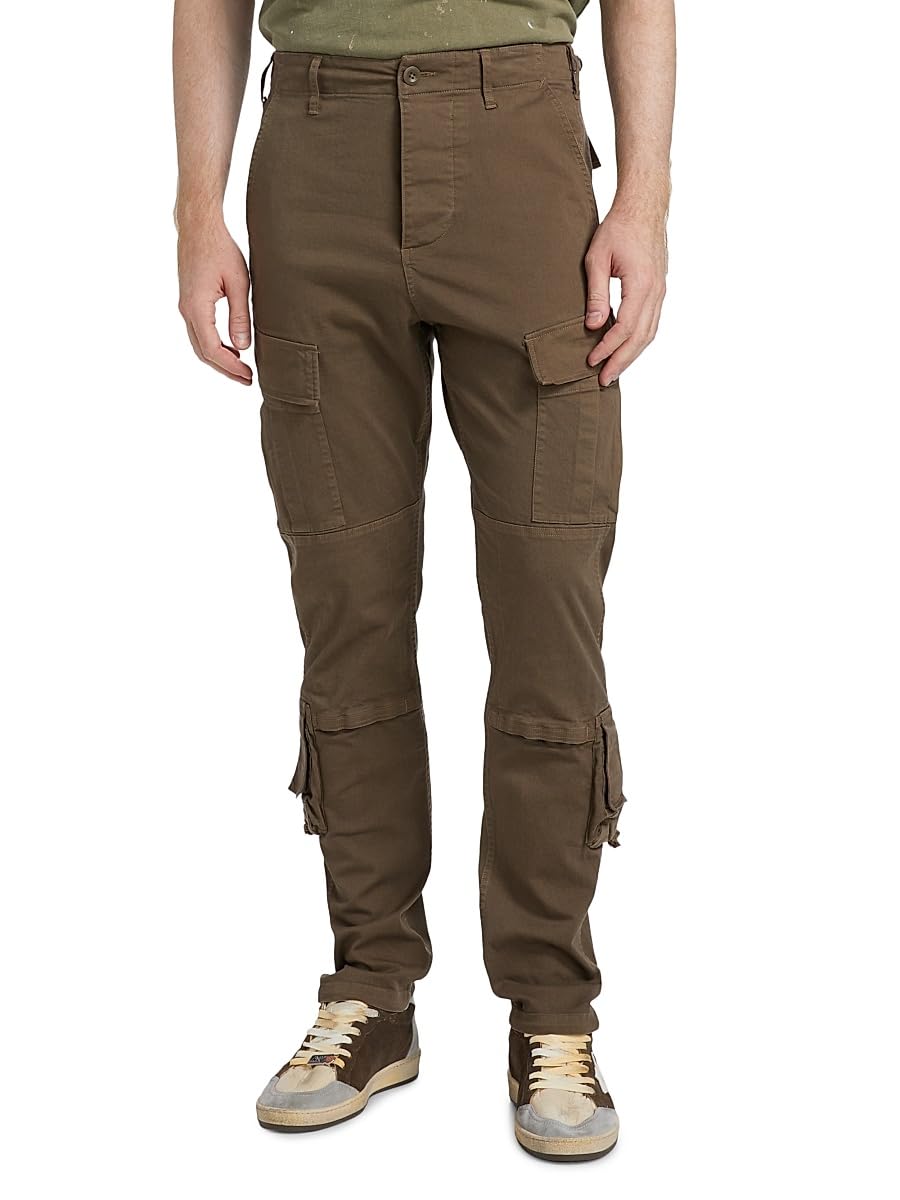 John Elliott, Slim-Fit Tactical Cargo Pants, 1 (Small), Brown