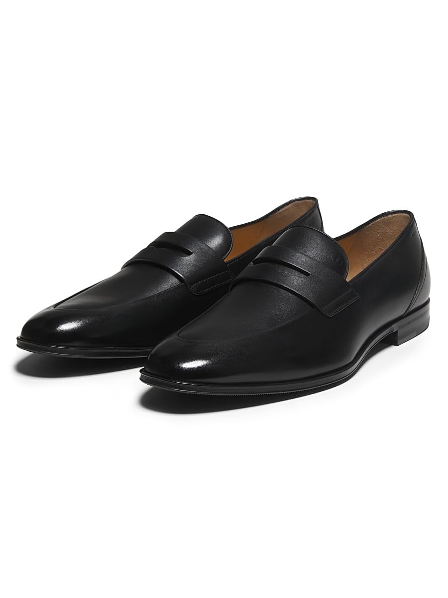 Bally, Windsor Leather Loafers, BLACK, 8 US