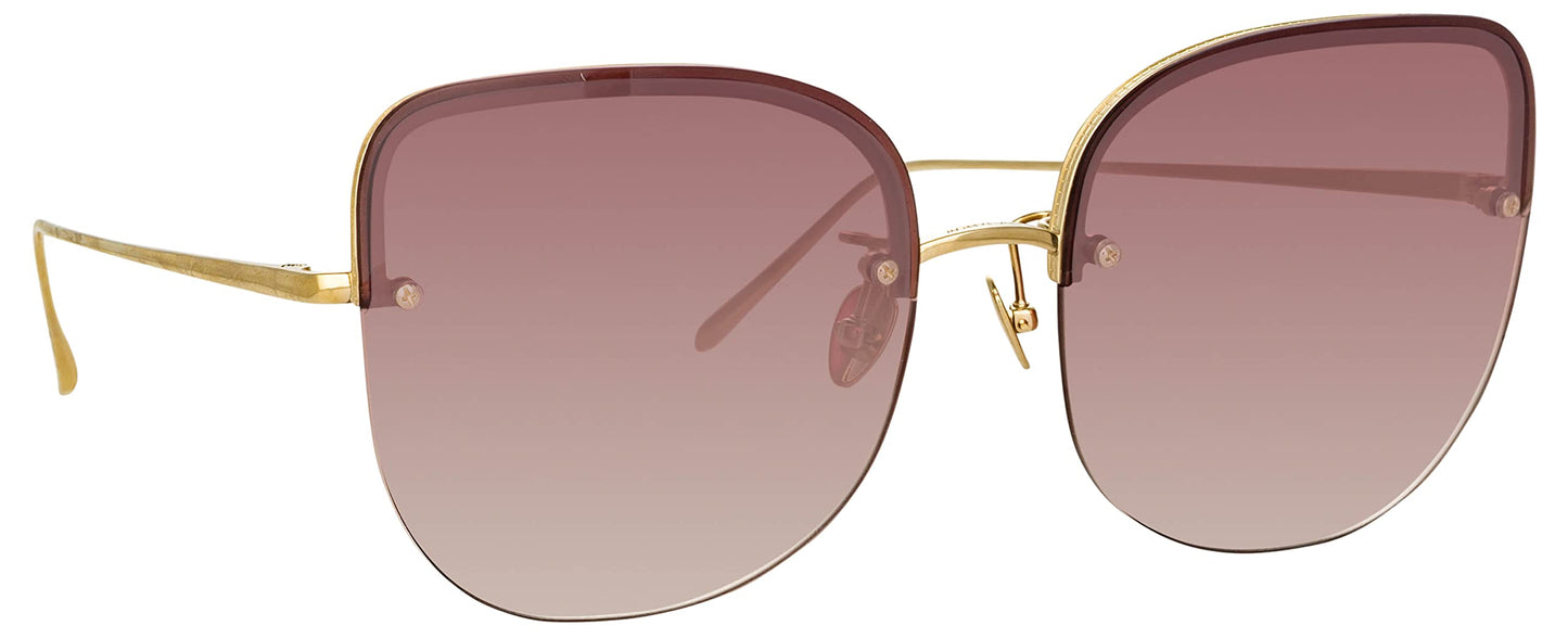 Linda Farrow, Loni, Light Gold/ Burgundy Grad