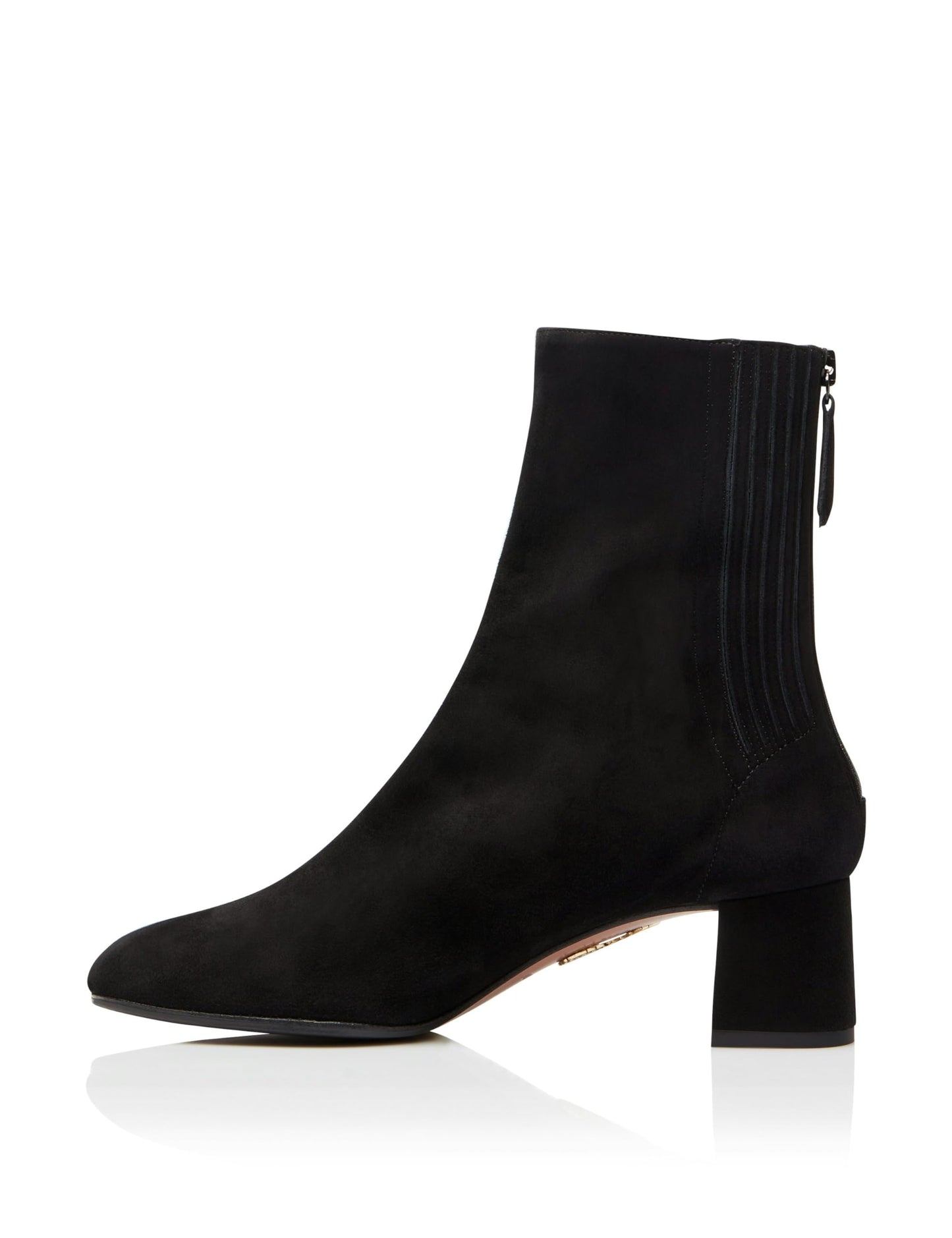 Aquazzura Saint Honore Bootie 50, Black, 6