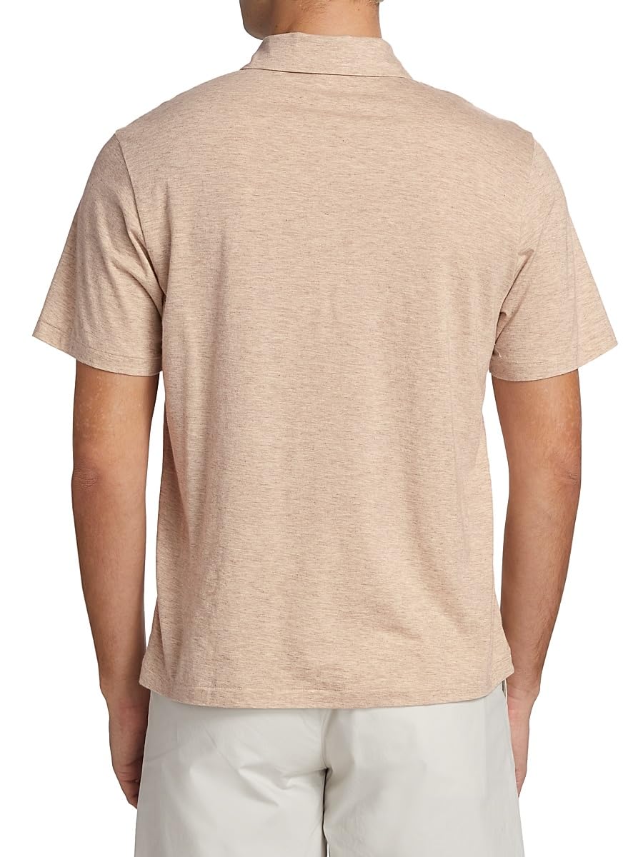 John Elliott, Cotton-Blend Short-Sleeve Polo Shirt, 1 (Small), Tan