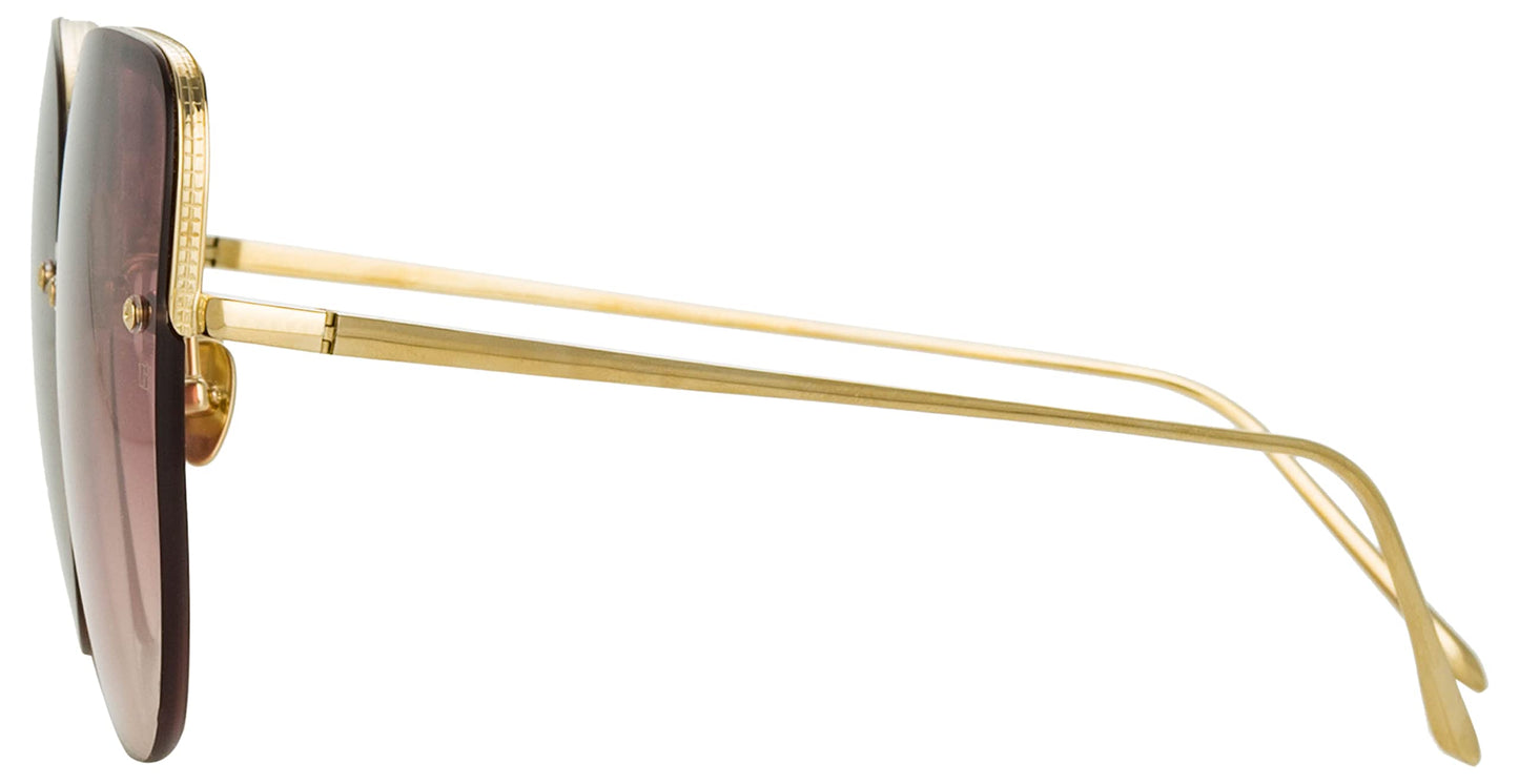 Linda Farrow, Loni, Light Gold/ Burgundy Grad
