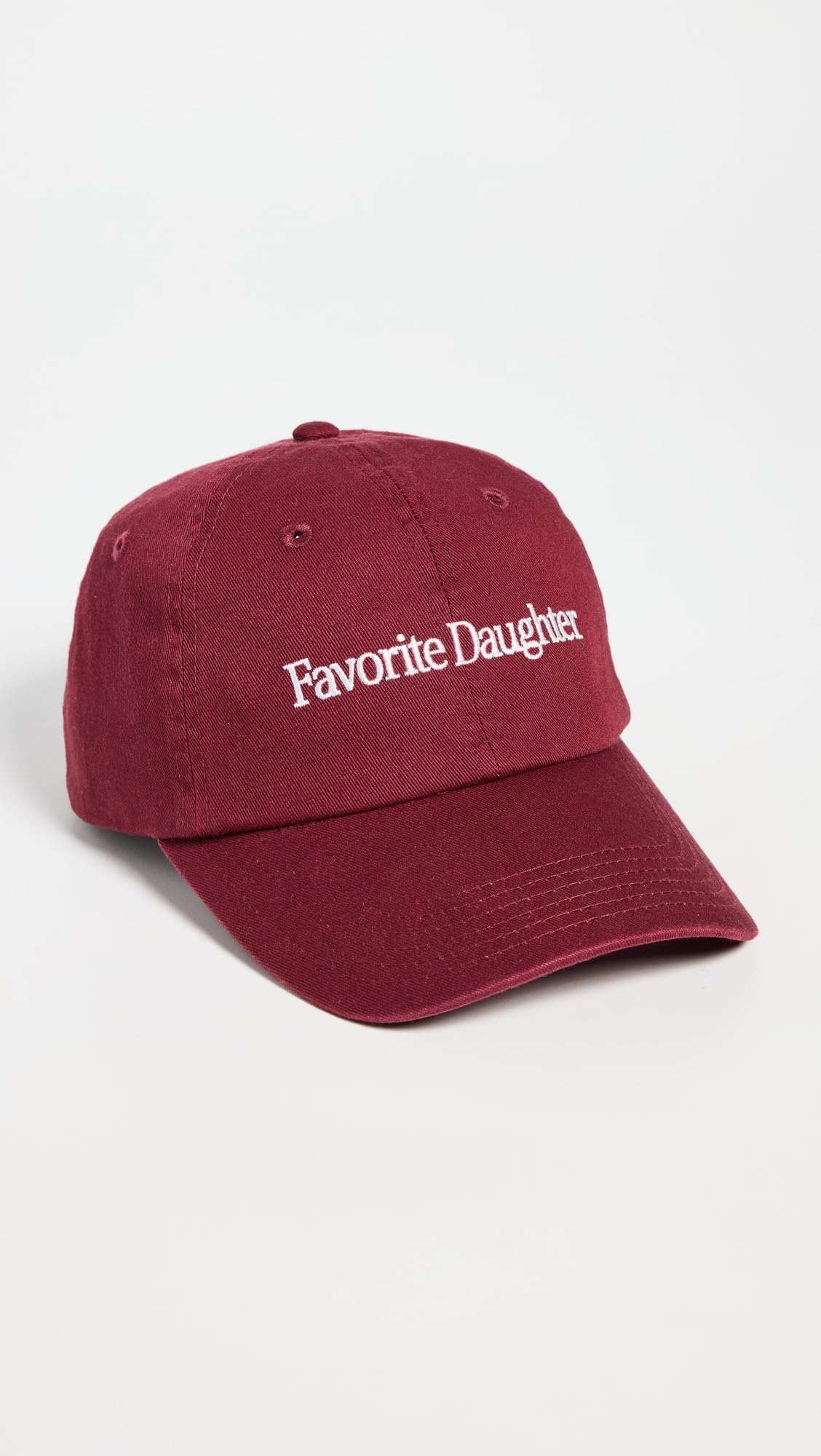 Favorite Daughter Women's Classic Logo Baseball Cap, Sangria Nights/White, One Size