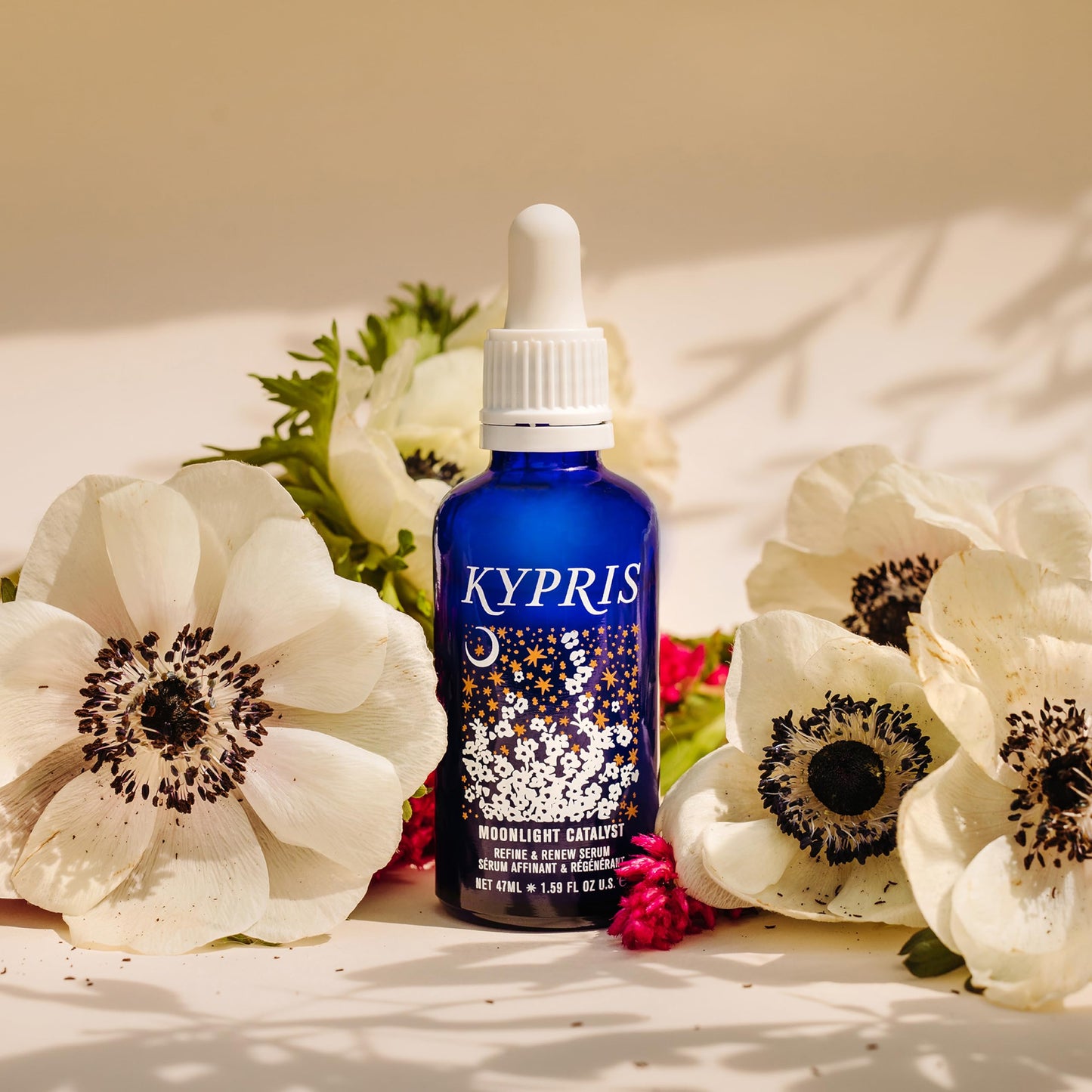 KYPRIS, Moonlight Catalyst - Refine & Renew Overnight Facial Serum, Gentle Herbal Alternative to Retinoids No Vitamin A (1.59 fl oz / 47 ml)