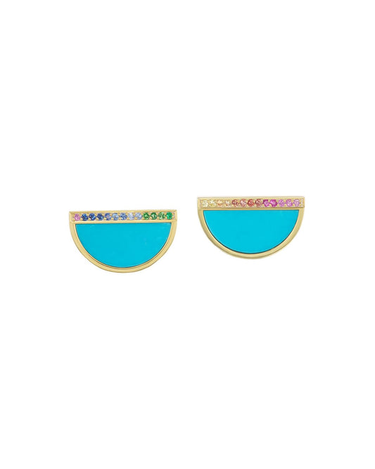 AMR Anna aMaccieri Rossi, Turquoise Half an Hour Mini Earrings