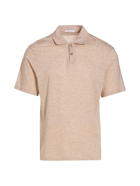 John Elliott, Cotton-Blend Short-Sleeve Polo Shirt, 1 (Small), Tan