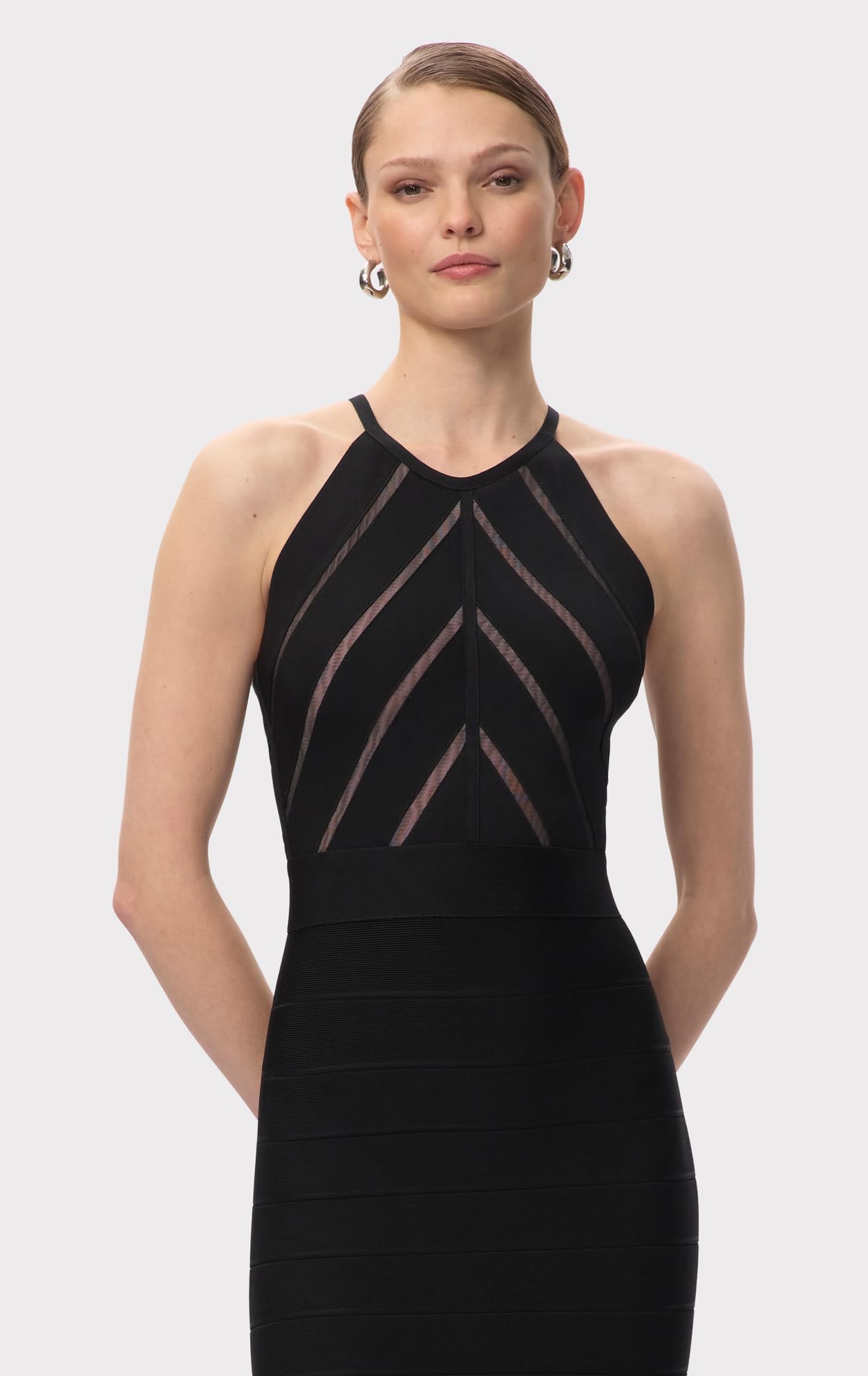 Hervé Léger, The Ava Gown, XXS, Black